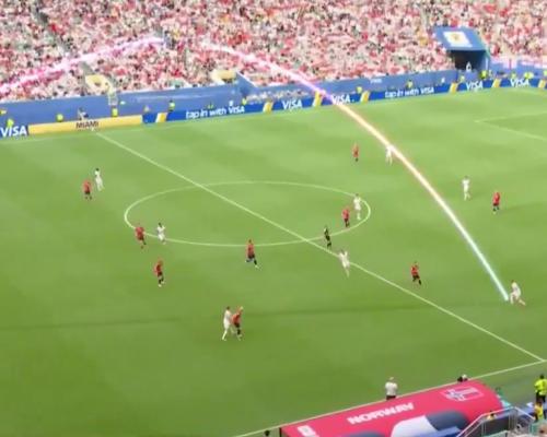 El gol de Bellingham ante Noruega y la polémica del cable aéreo