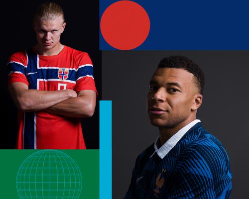 Haaland vs. Mbappé: dos delanteros distintos, números casi idénticos