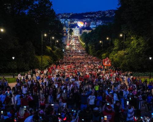 Noruega celebra en las calles tras vencer a Brasil en el Mundial 2026